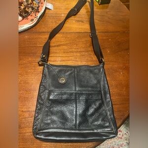The Sak Black Leather Shoulder Bag